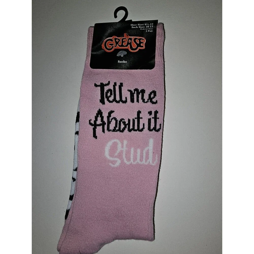 Grease Movie Socks Pink Ladies 
